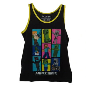 Boys Minecraft graphic tank top